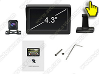 MasterPark 703-W - беспроводная камера заднего вида с монитором 4.3 дюйма